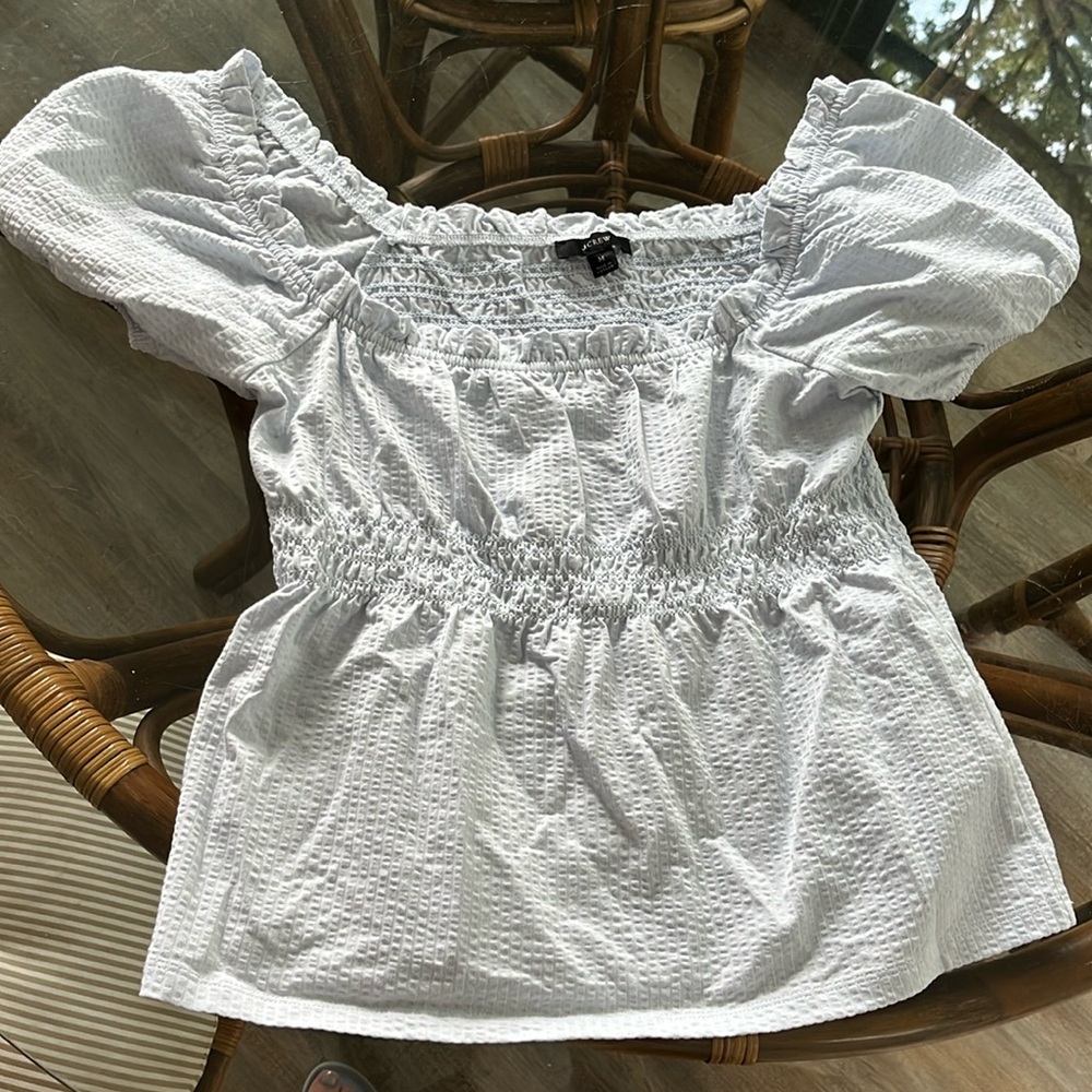 J. Crew Light Blue Blouse